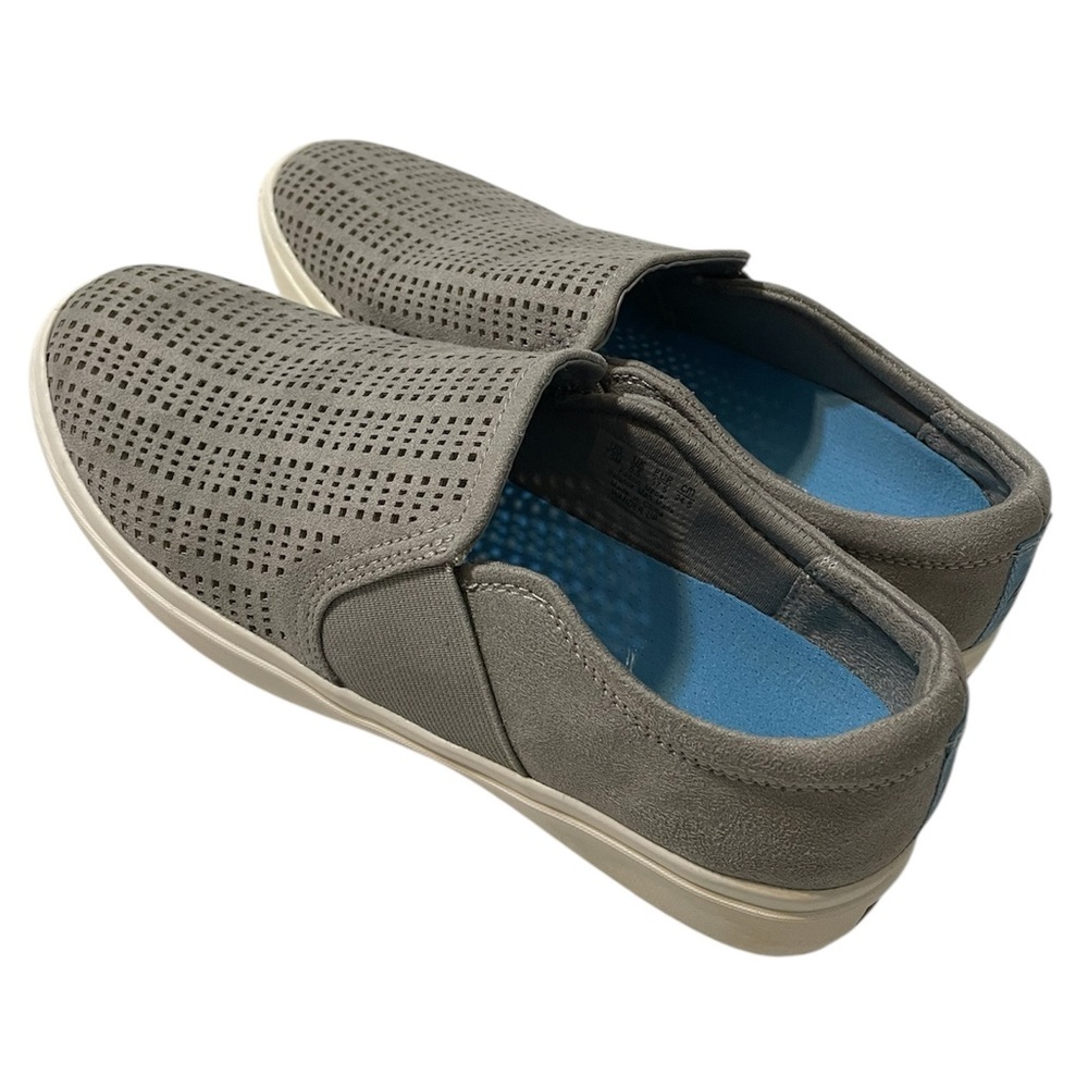 Dr Sholls Woman’s 7.5 M Wander Up Sneaker Gray Loafer Removeable Insole Slip-On